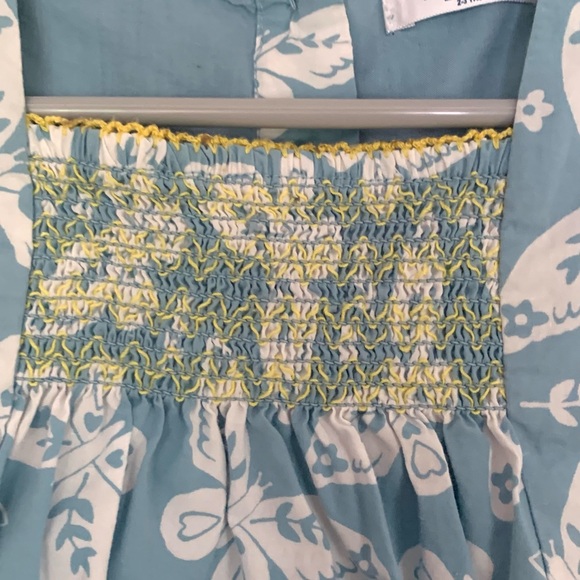 Baby Boden 2-3Y Smocked Butterfly Dress with Flutter Sleeves - Picture 4 of 6